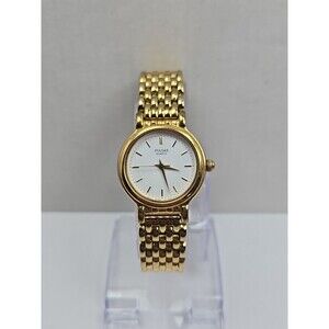 Vintage Pulsar by Seiko Womens Gold Tone Bracelet Quartz Dress Watch New Battery